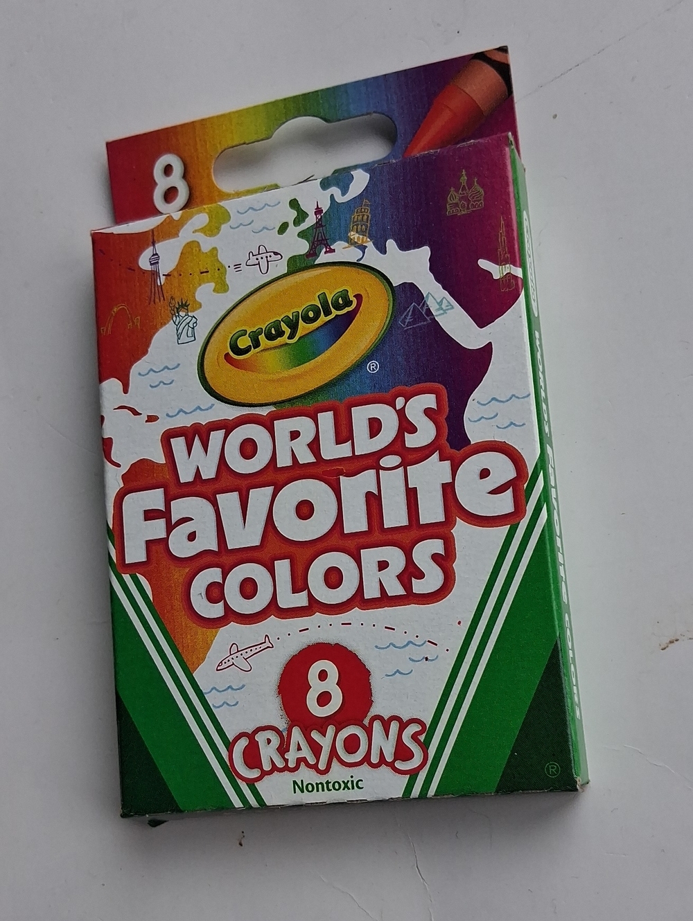 Limited Edition 8 Crayola Crayons BRAND NEW Worlds Favorite Colors